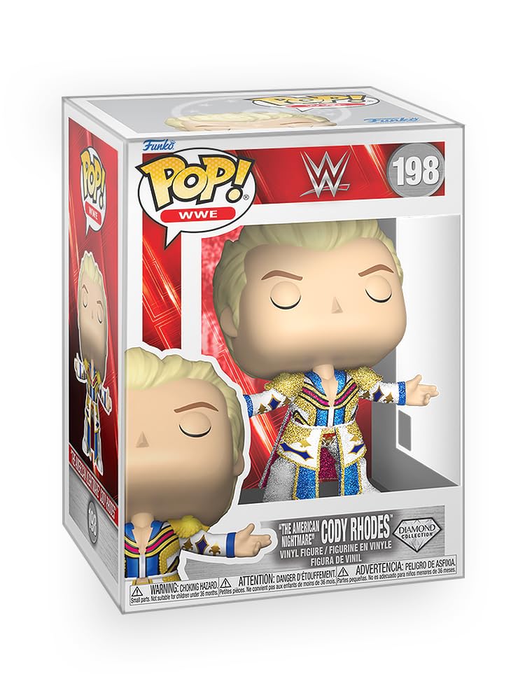 Cody Rhodes Funko Pop WWE decora tu zona gamer con brillo Diamond