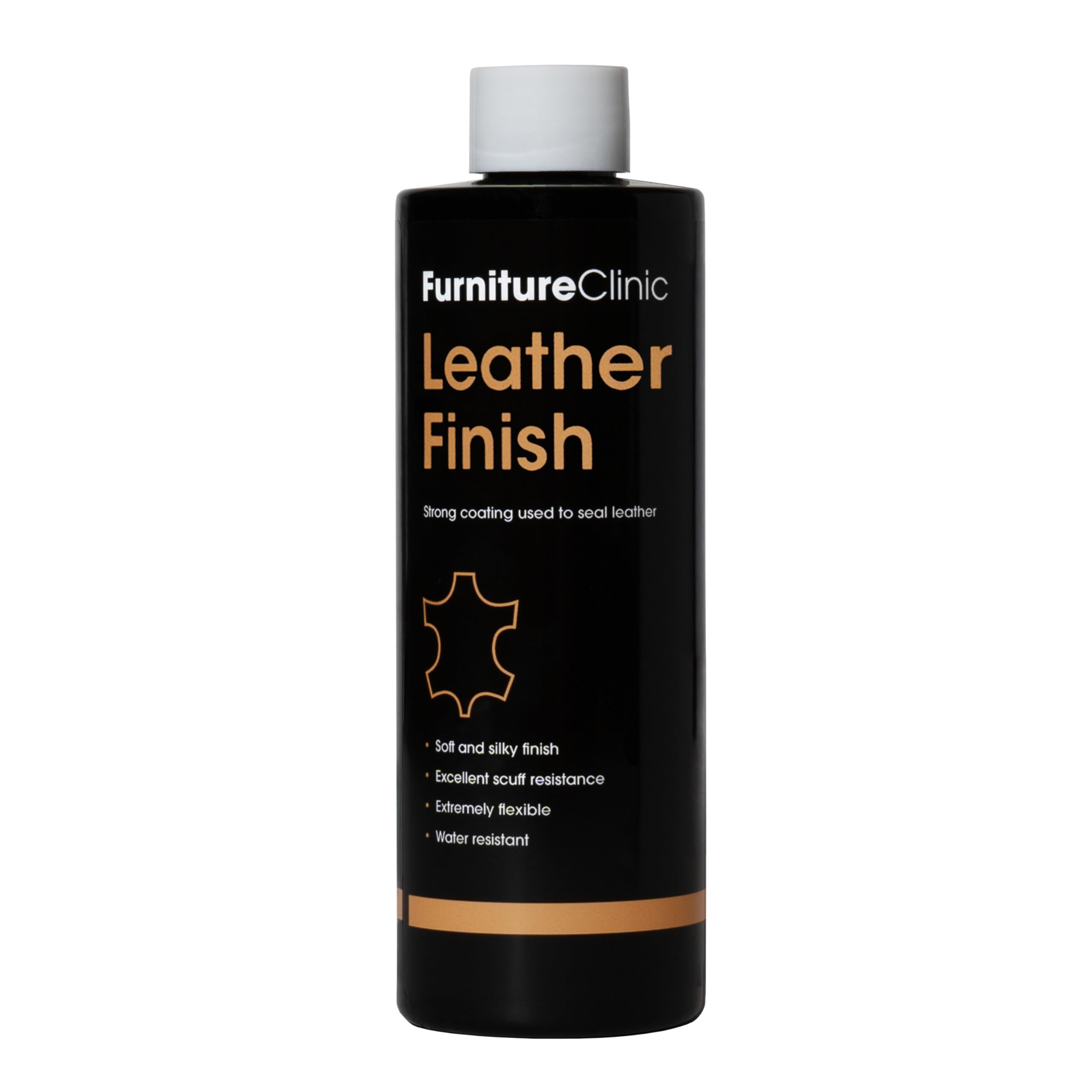 Furniture Clinic Fixateur Cuir – 500 ml, Finition Brillante. Idéal pour Canapés, Intérieurs de Voiture, Sacs à Main, Fauteuils en Cuir etc.
