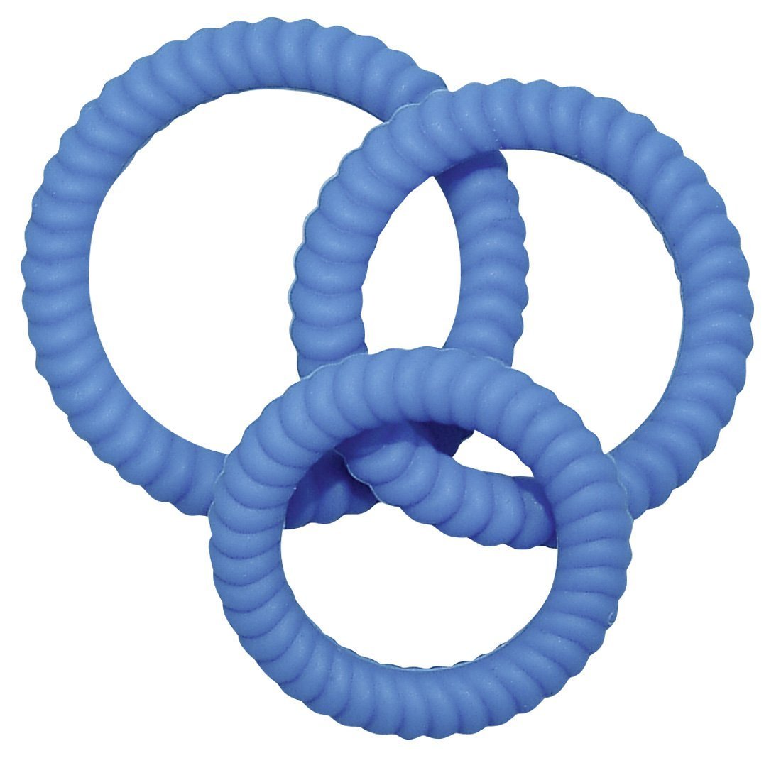 You2Toys Lust³ Cock Rings Set of 3 Blue