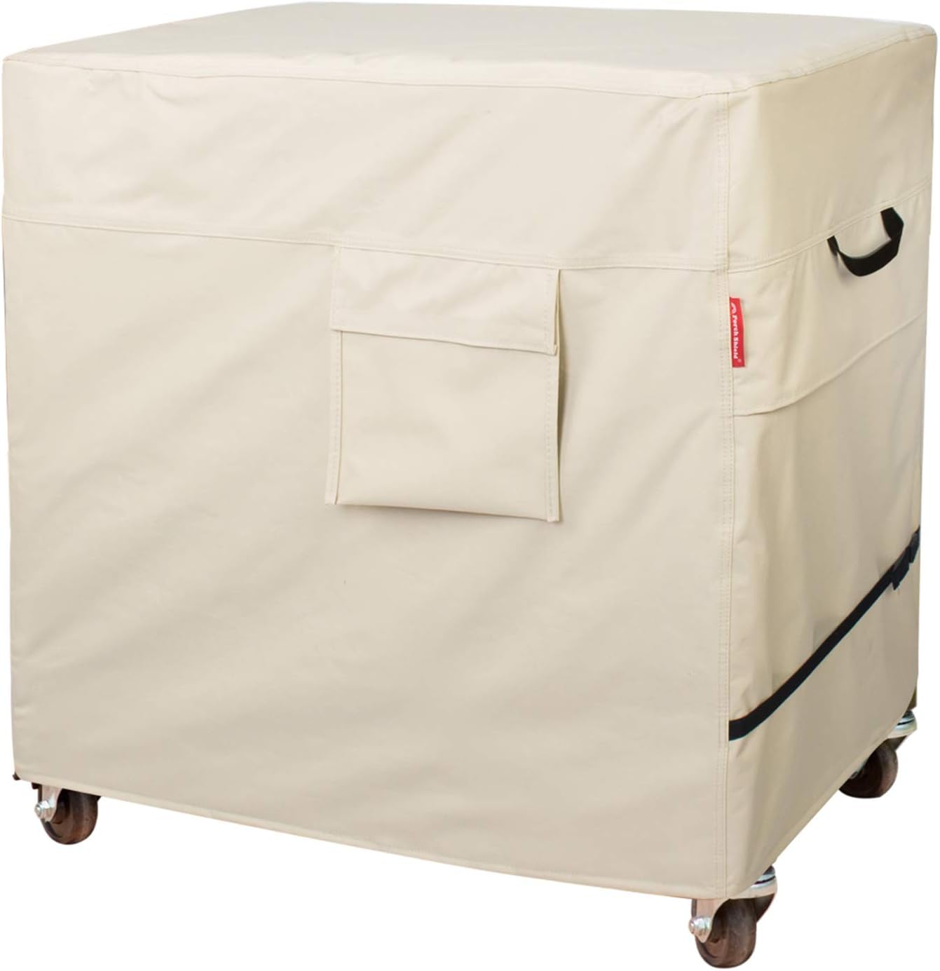 Porch Shield 100% Waterproof & Dust-Resistant 80 Qt Rolling Cooler Cart Cover Fits Most Patio Ice Chest Party Cooler Upto 34L x 20W x 32H inch