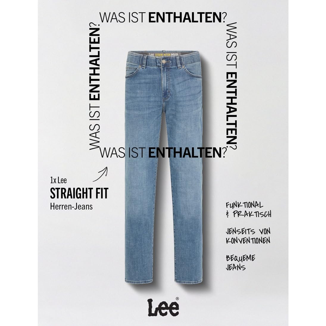 Lee - Jeans Herren - Straight Fit - Extreme Motion - Brady – Bild 8