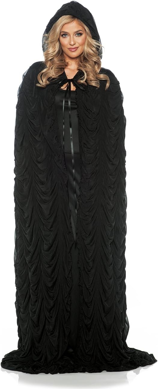 UNDERWRAPS Women's Full Length Double Layered Hooded Coffin Cape