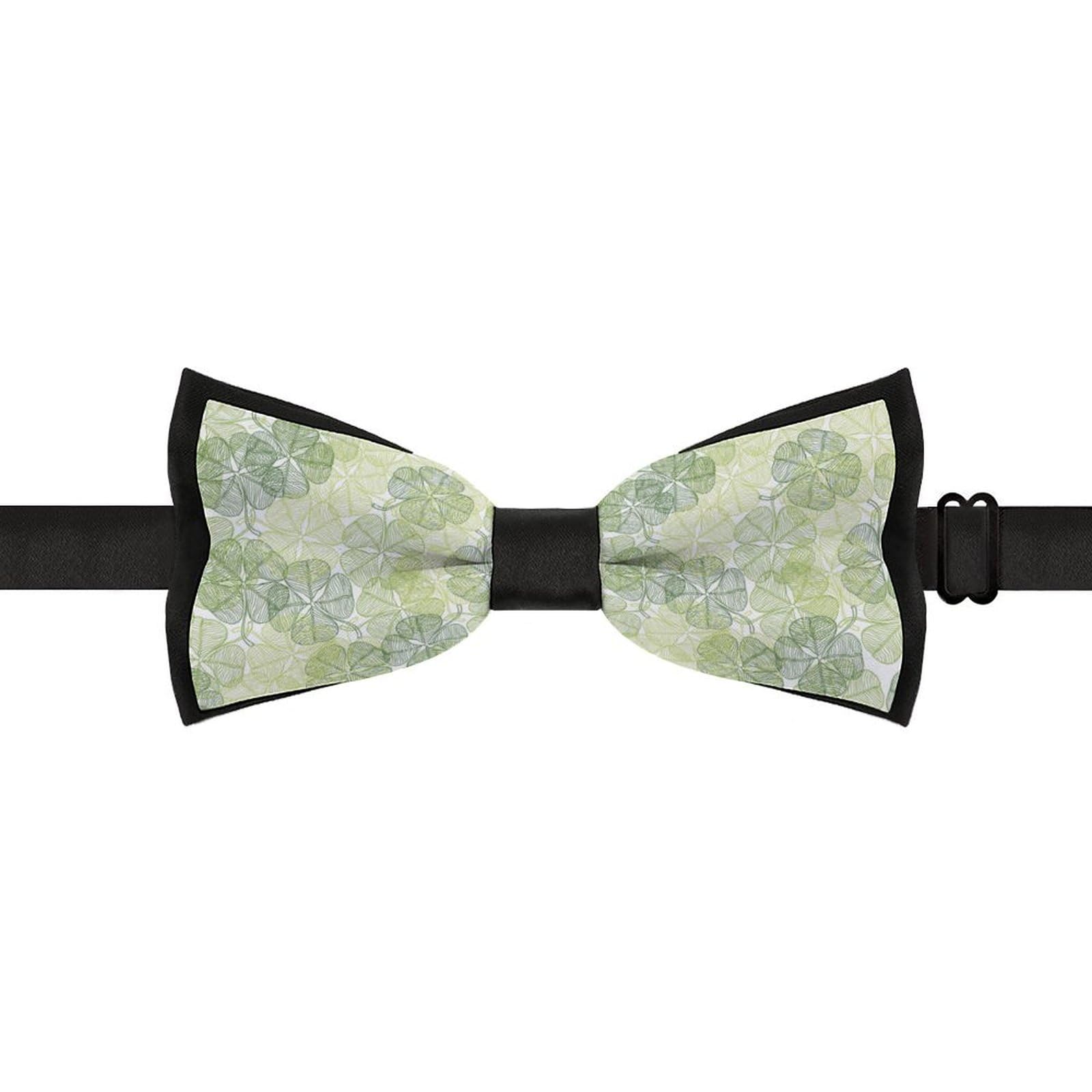 GoasNei Happy St. Patrick's Day Bow Tie for Men Adjustable Necktie Funny Tie Neck Ties for Weddings Party