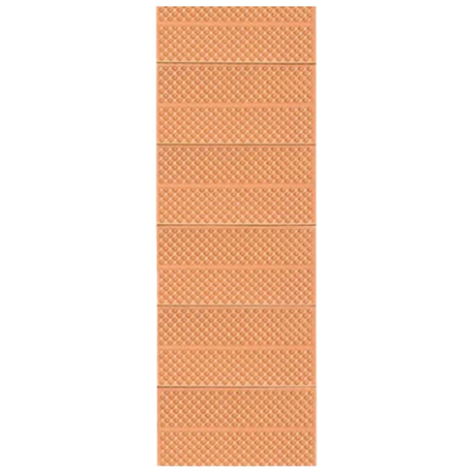 Mata kempingowa do spania Piankowy materac kempingowy Lekka piankowa podkładka kempingowa Składana karimata do spania na zewnątrz Mata do spania Piesze wycieczki z plecakiem(Orange)