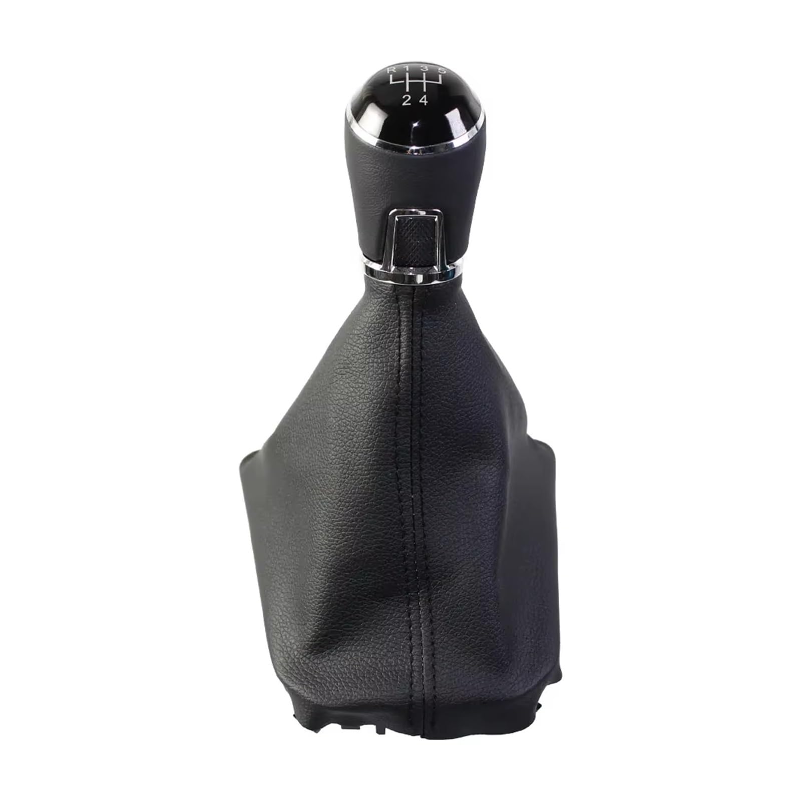 Xkoehxj 5Speed Car Gear Shift Knob For Seat For Ibiza For Arona 2017-2025 5/6 Speed Manual Transmission Lhd Gear Shift Knob Gearbox Boot Cover(5Speed)