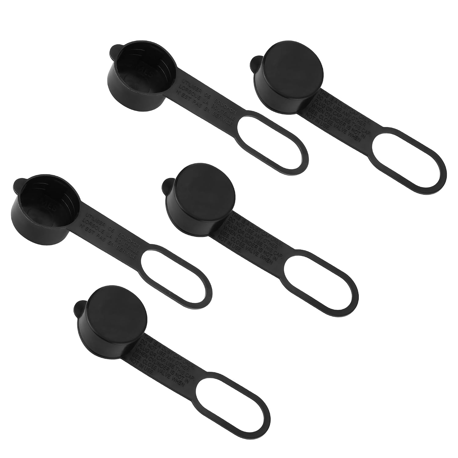 5 Pzas Tapones anti polvo para válvula de propano QCC1 miniatura 1