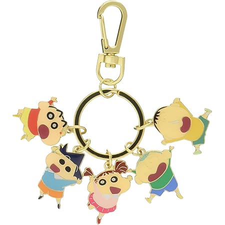 Amazon クレヨンしんちゃん 5種キーリング かすかべ防衛隊 アニメ 萌えグッズ 通販