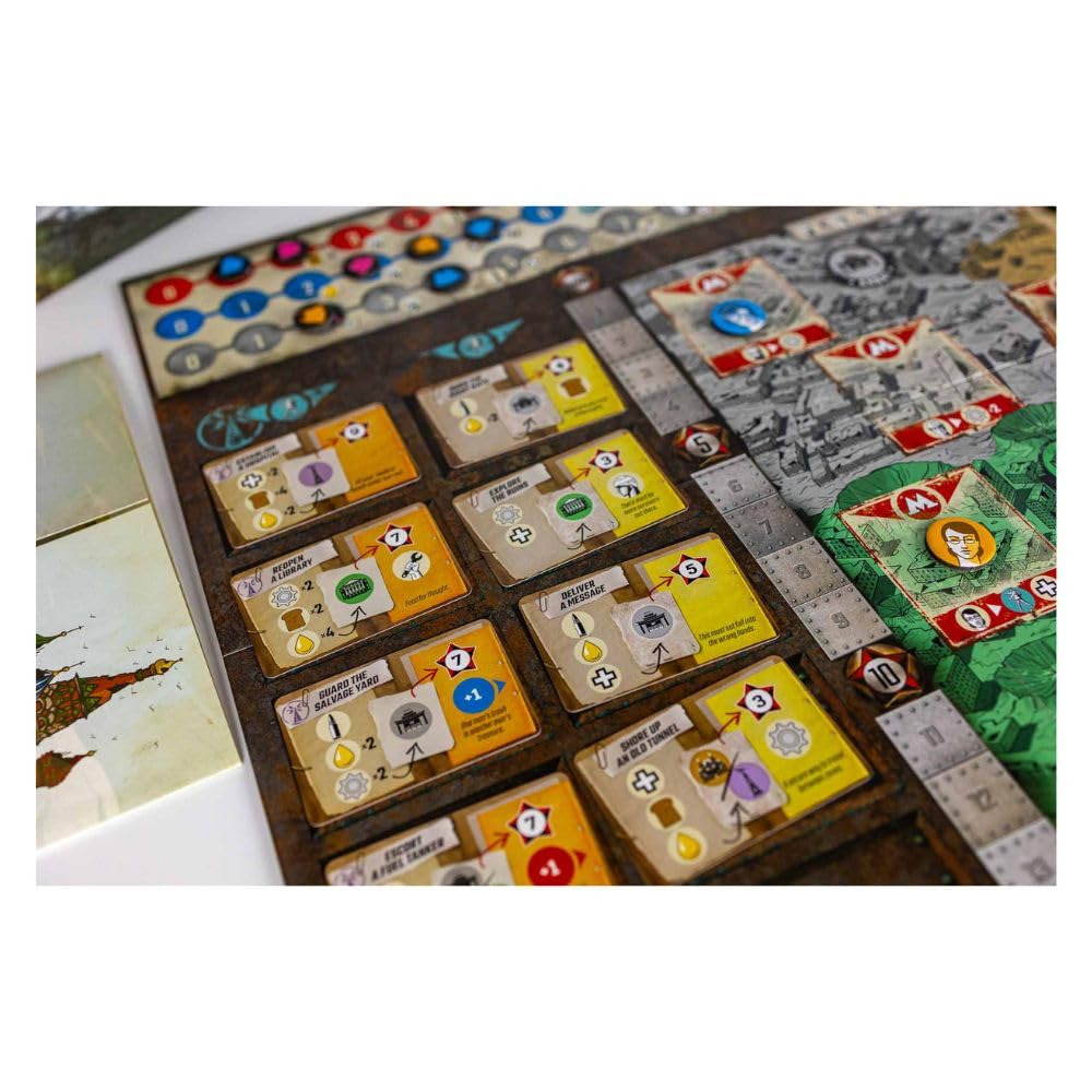 Portal Games: Resurgence the Board Game, Mixed Colours (E.g., Red, Blue, Green, Brown, Gray, Etc.), 33.66 cm x 33.02 cm x 0.25 cm - Image 3