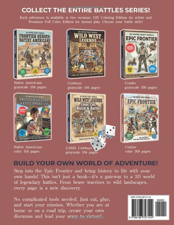 Wild West Legends: Cut, Build and Battle the Game (Full Color) (Epic Frontier) image 3