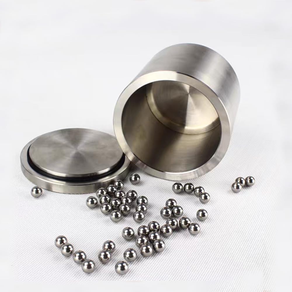 Mahlbecher aus Edelstahl 304/306 for Planetenkugelmühlen – Anpassbare Größen for metallische und nichtmetallische Werkstoffe, 1 Stück(250mL)