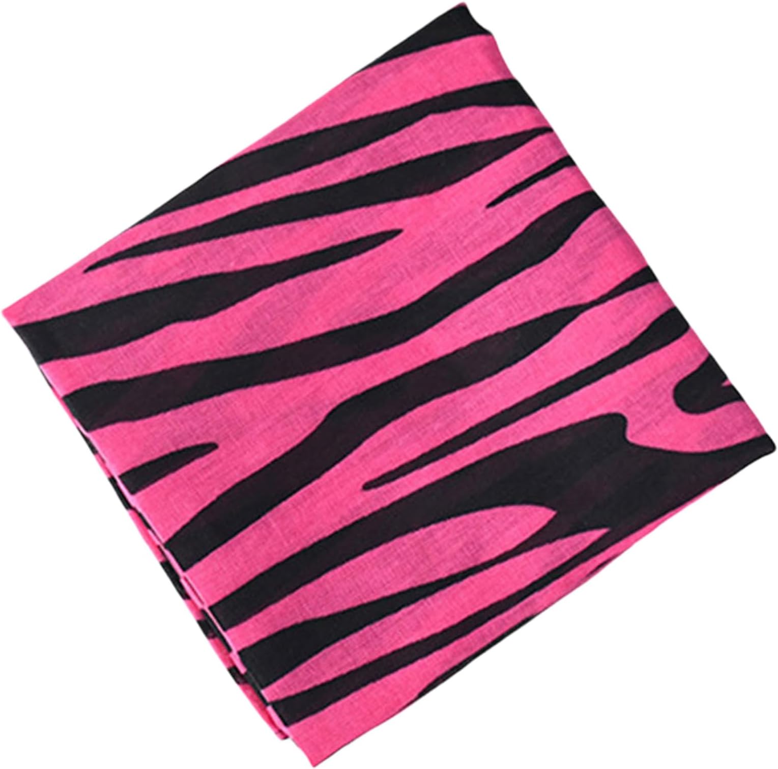 Multipurpose Large Bandanas for Women Men Zebras Striped Retro Face Covers Cycling Hiking Head Wrap Headscarf Wristband Vintage Bandana Square Scarf