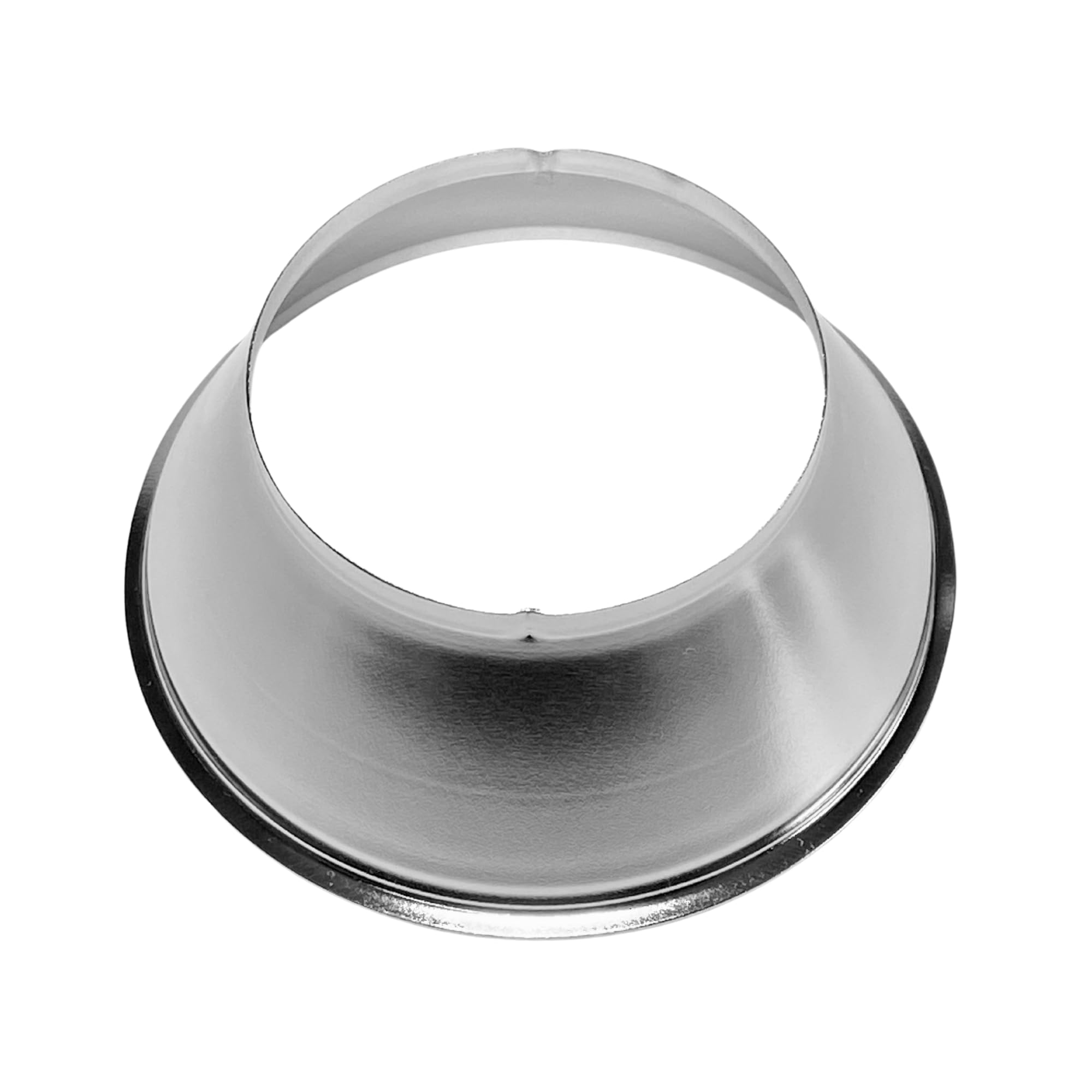 Fire Sprinkler Escutcheon Skirt, Standard 401 Style Escutcheon Pendant Skirt Chrome Plated, Works with Standard 401 Style Cup and Retrofit 2 Piece Cup, Fire Sprinkler Skirt