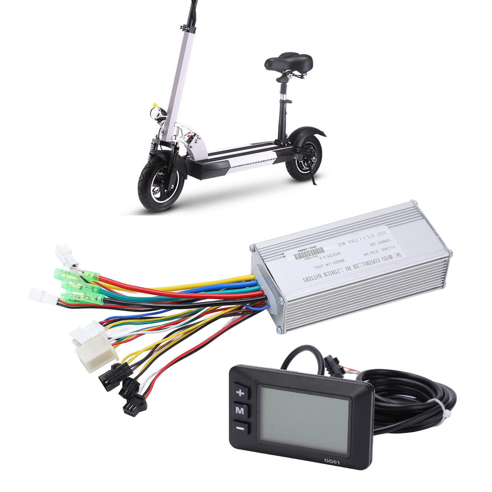 Amazon | 36V / 48V 500Wブラシレスモーターコントローラー、電動