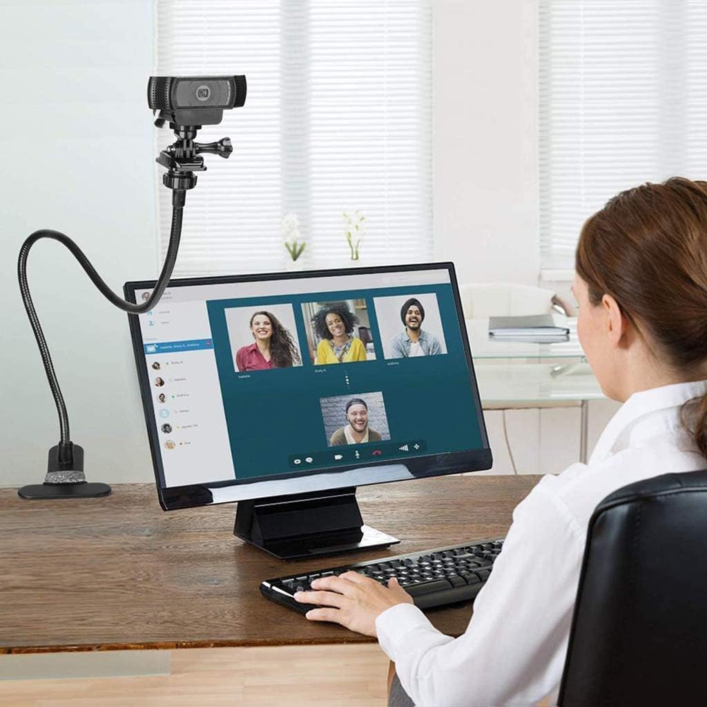 Webcam Stand Desk Jaw Clamp for Webcam C920 C922 C922x C930 C615
