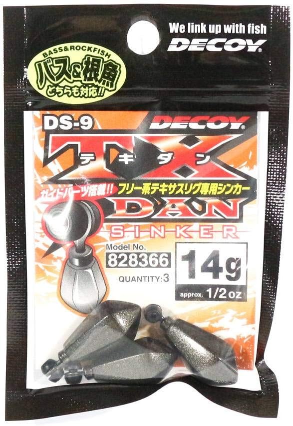 Katsuichi Decoy DS-9 Texan Sinker 0.5 oz (14 g)