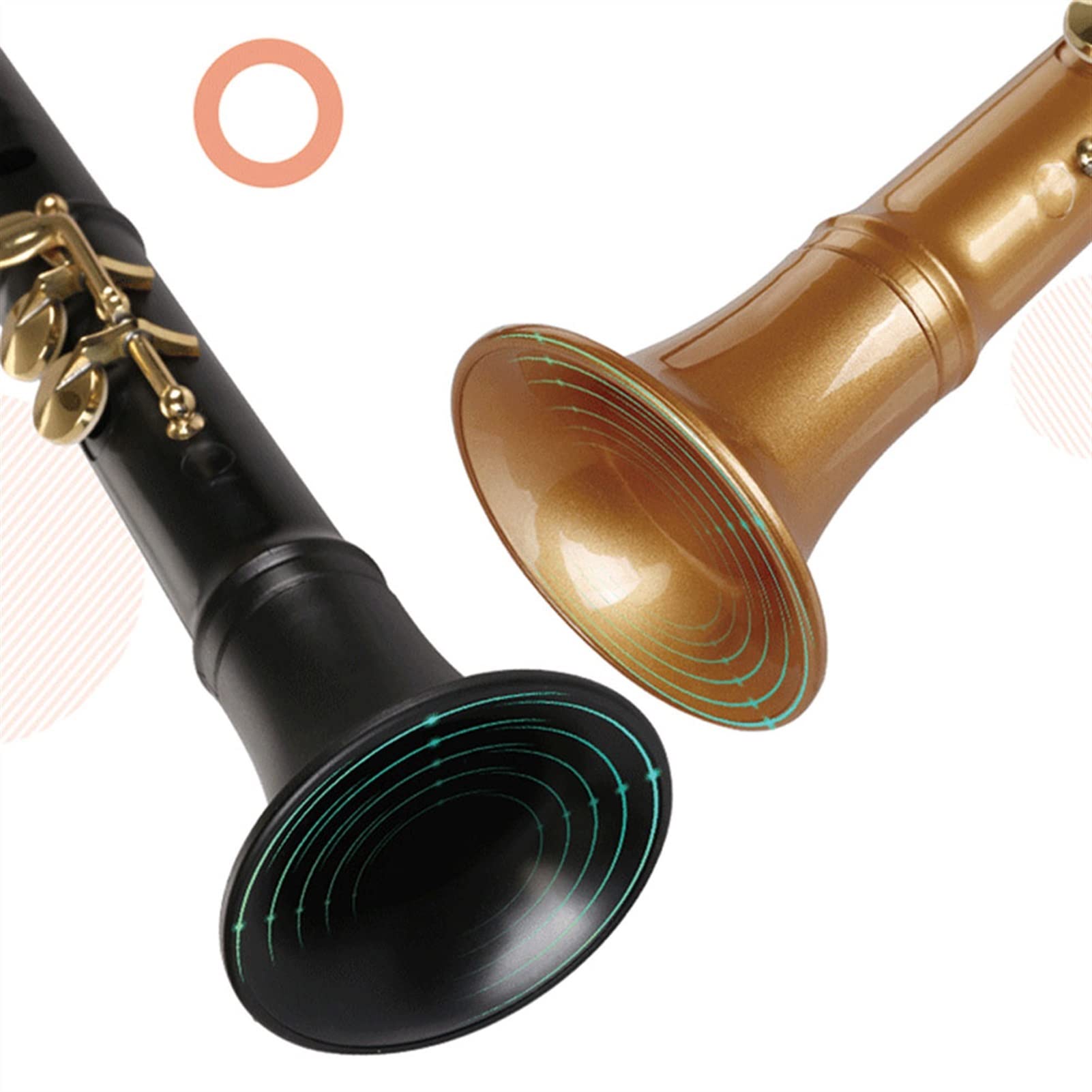 Semplice Sassofono Adulto Bambini Principiante Sassofono Mini Tascabile Strumento Musicale Ad Ancia Contralto Kit principianti sax (Color : Ggold)