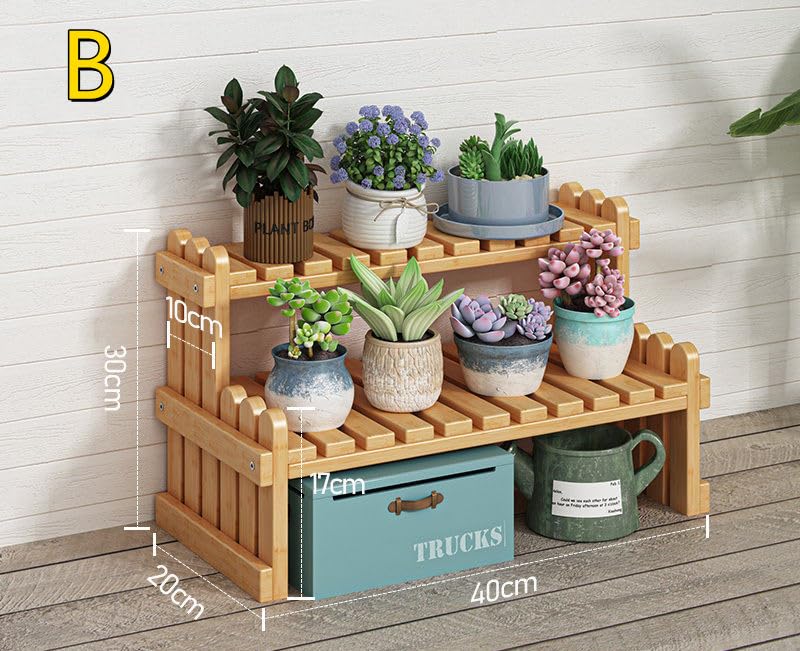 竹　花台　二段　生花 Amazon.co.jp: フラワースタンド 2段 竹製 ガーデニング スタンド 鉢