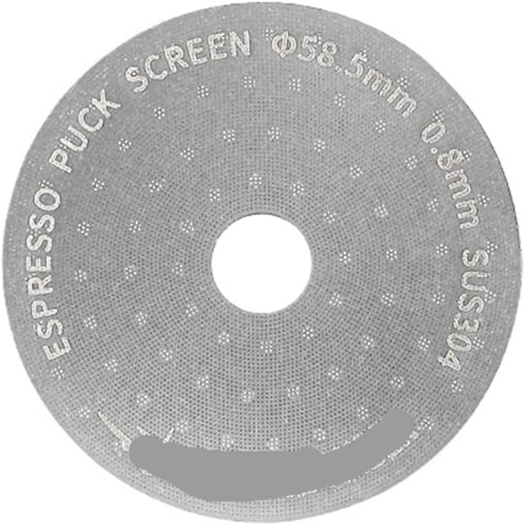 Reusable Coffee Filter 51/53/58mm Heat Resistant Mesh Screen Barista Coffee Making Ice Ball Screen for Espresso(58.5mm)