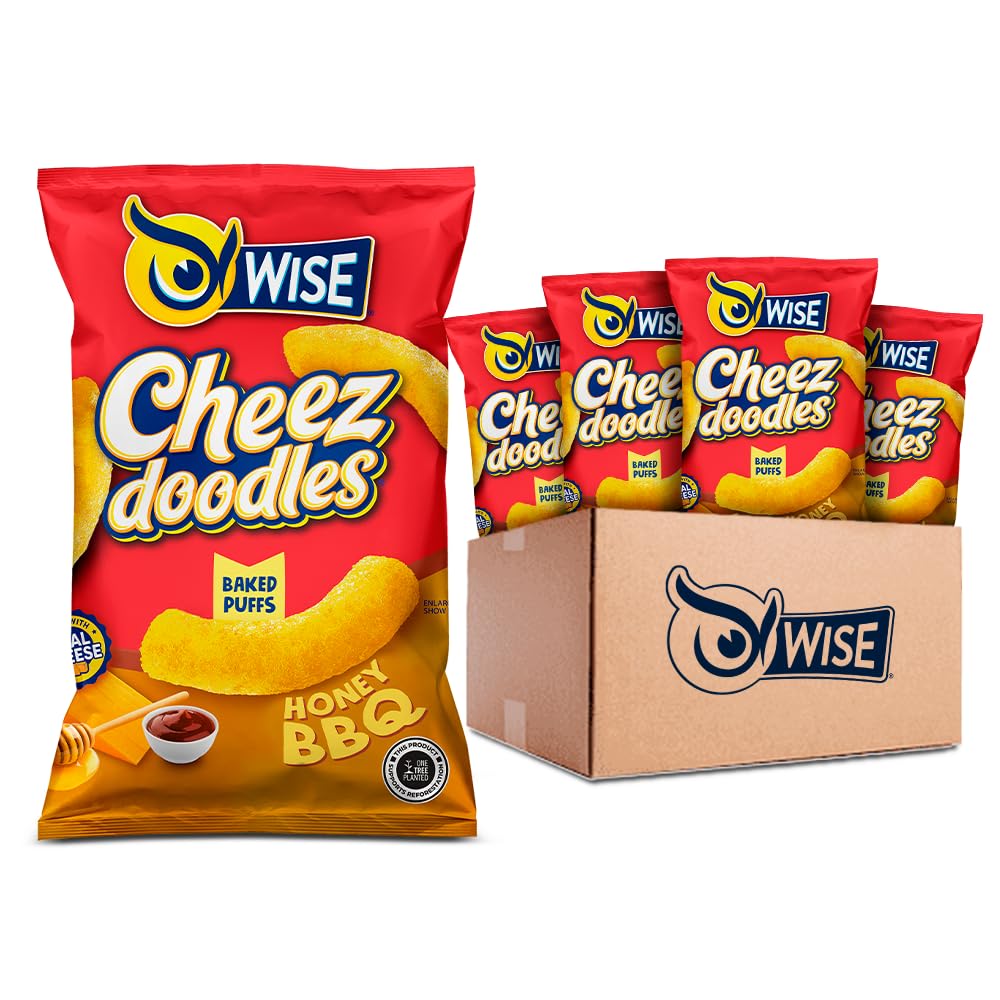 Amazon.com: Wise Snacks Cheez Doodles Baked Puffs, Honey BBQ 0.75