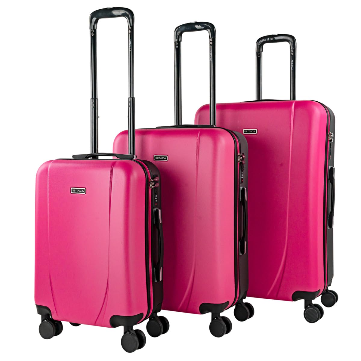 ITACA - Maleta de Cabina 55x40x20 - Maletas De Viaje Cabina Rígidas Trolley con 4 Ruedas Dobles para Avion Ligera Equipaje De Mano Candado de Combinación. Compatible Ryanair, Verde Menta — view 12