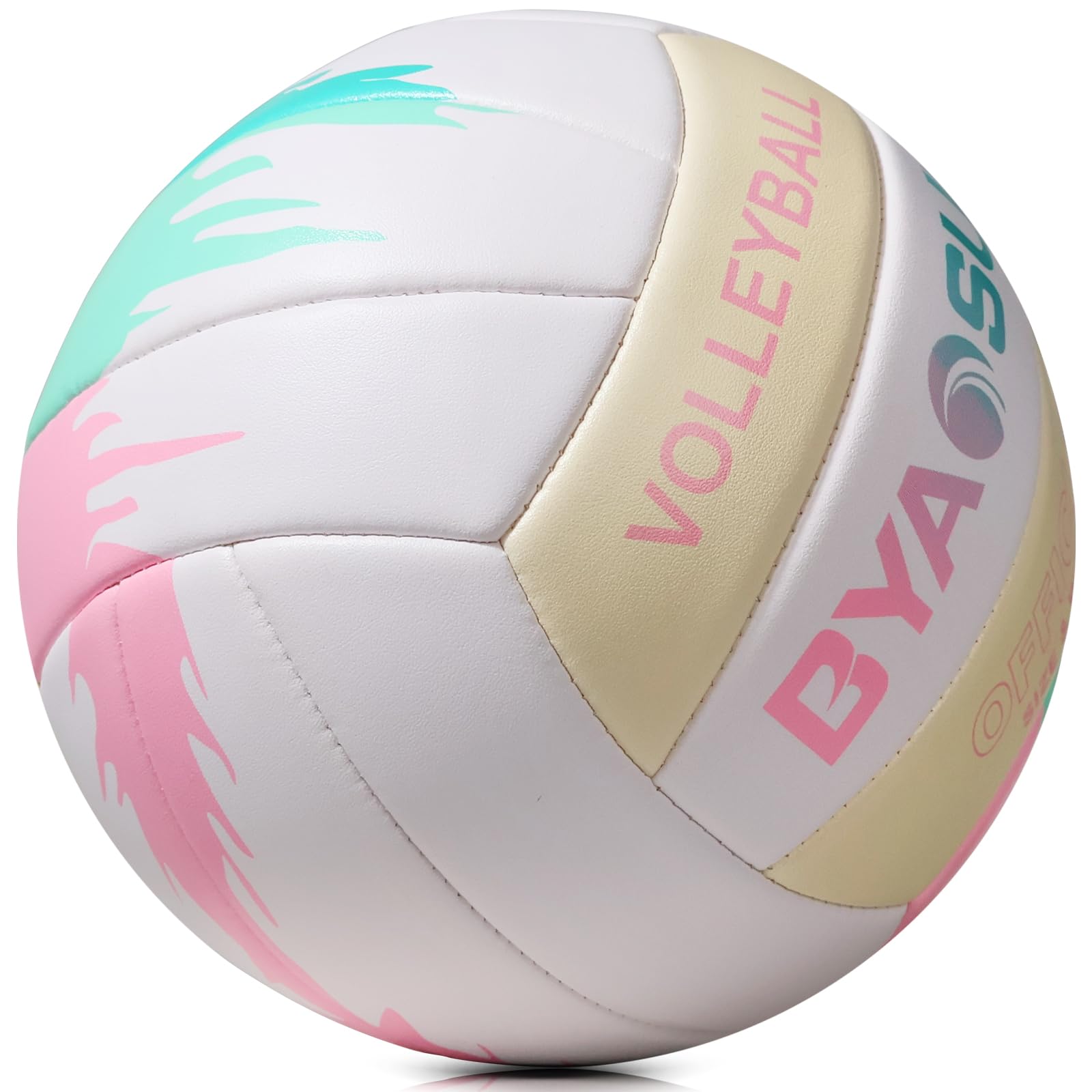 Balón de voleibol oficial suave para interiores y exteriores, tamaño 5, voleibol de entrenamiento para principiantes, adolescentes y adultos