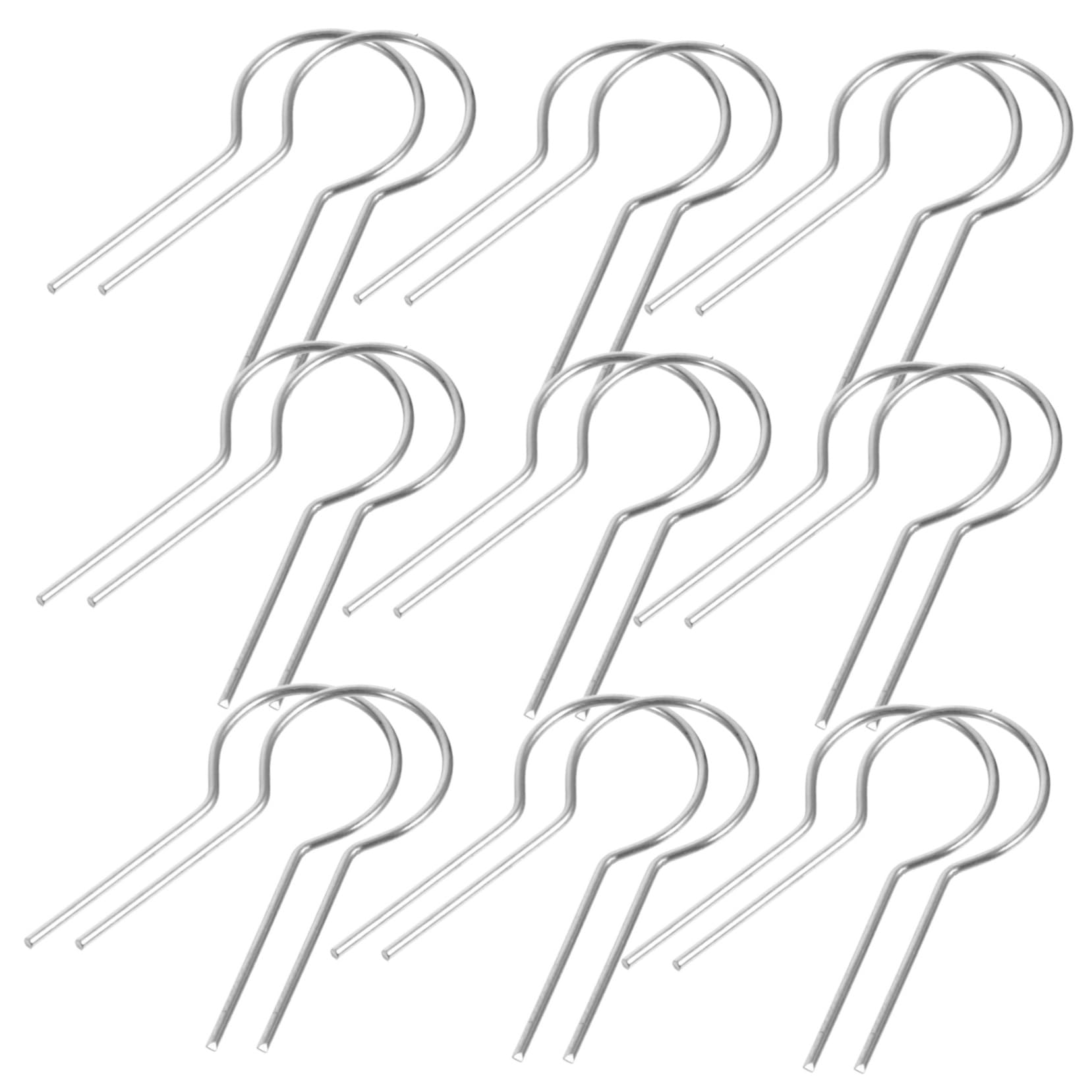 Housoutil 100pcs R Shaped Ceramic Firing Needles Durable Heat Resistant Tools for DIY Jewelry Making for Kiln Accessories and Crafting Ceramic Ornaments