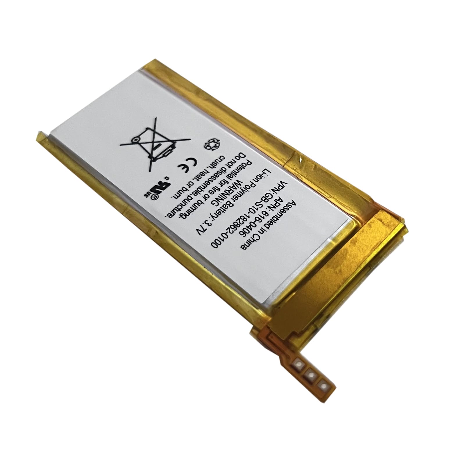 Batteria di ricambio 616-0406 616-0467 compatibile con [iPod] Nano 5th Gen 5G 8GB 16GB P11G73-01-S01 A1320