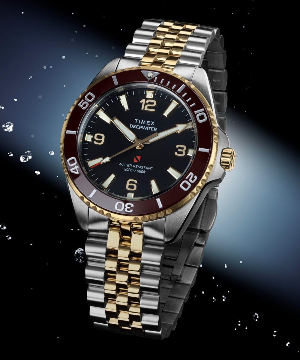 Timex Hombre Analógico Cuarzo Reloj Deep Water Arctic con Correa de Acero Inoxidable