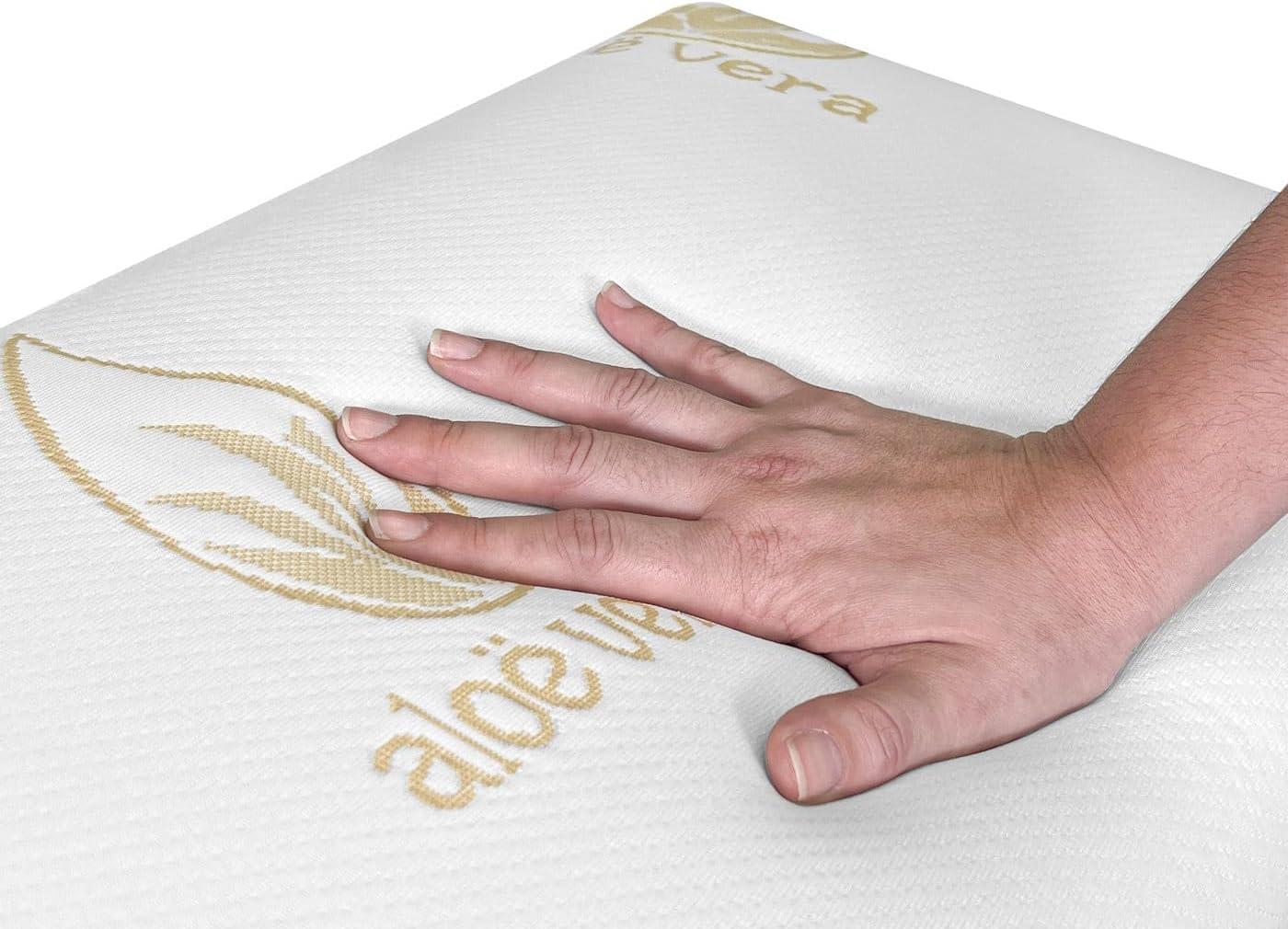 DUÉRMETE ONLINE - Almohada Viscoelástica Modelo ViscoAloe | Máximo Confort y Excelente Adaptabilidad con Propiedades Antiestrés | 75 x 40 cm