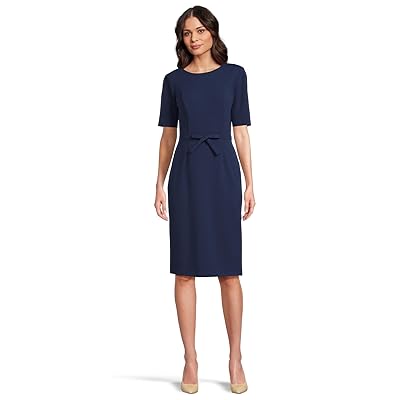 Adrianna Papell Mini Bow Front Sheath Dress Women