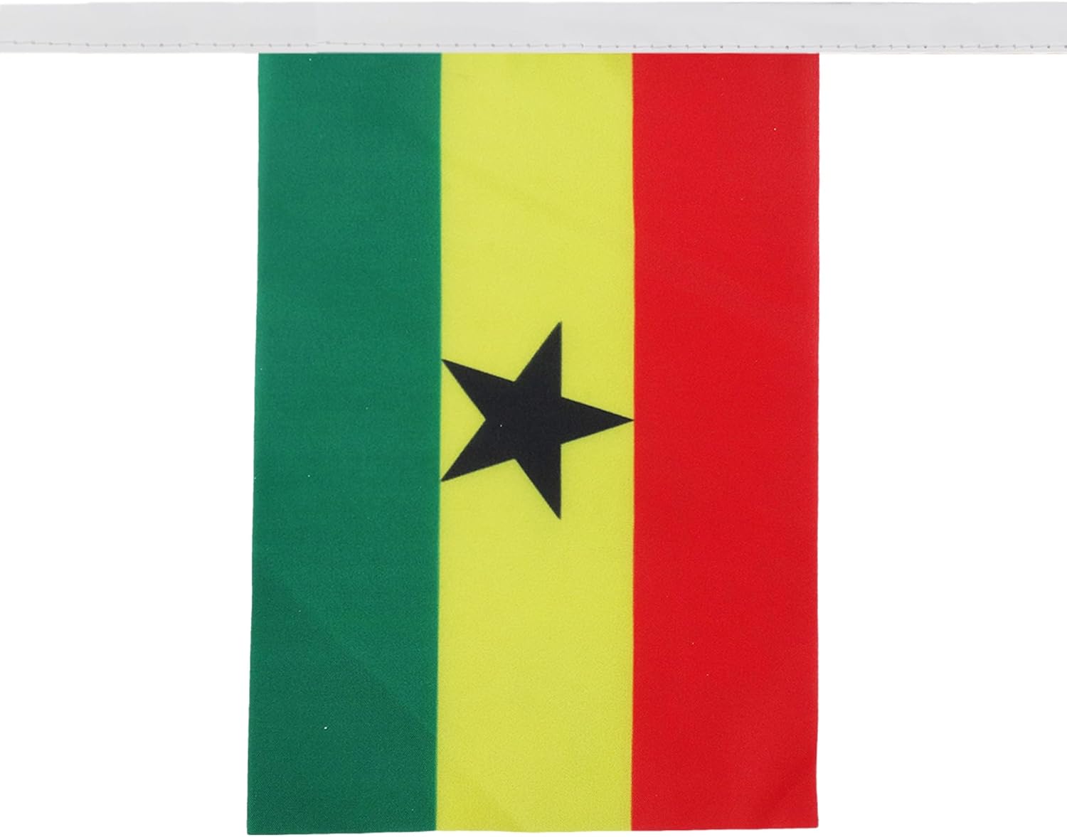 AZ FLAG Ghana 12 meters BUNTING Flag 20 flags 18'' x 12'' - Ghanaian STRING flags 30 x 45 cm