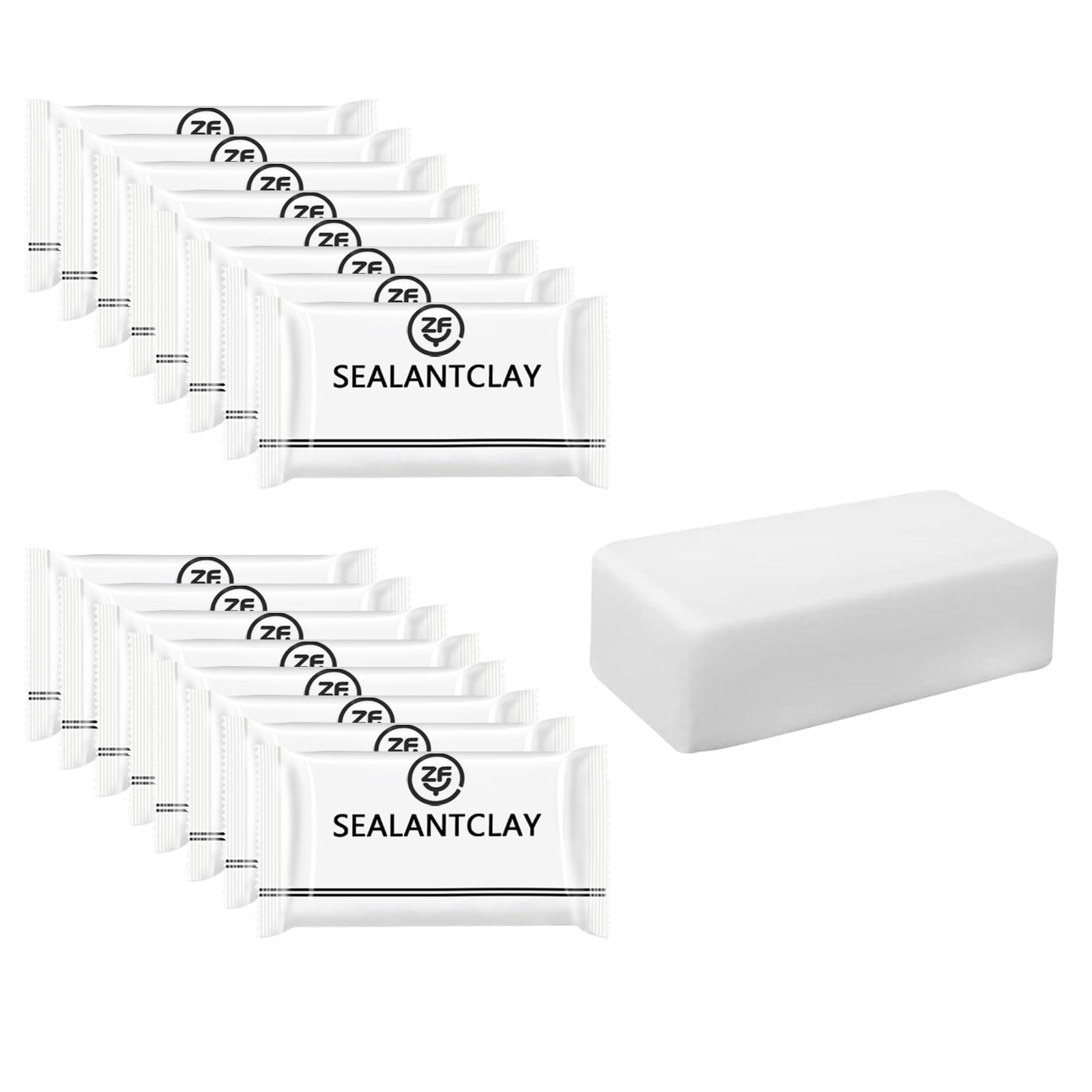 ZFYOUNG 10-Pack Premium Waterproof Wall Repair Sealing Clay Duct Seal Ideal for Wall Hole Repair, Air Conditioning and Drainage Pipes Quick and Easy Solution