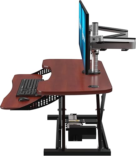 Miniatura 36 de VERSADESK® PowerPro™ Elite 40" x 24" - Convertidor de escritorio eléctrico ancho controlado por aplicación con puerto de carga USB. Eleva hasta 20