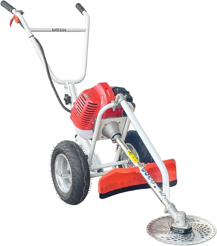 Amazon.co.jp: 草刈り機エンジン式 手押し式草刈機 エンジン刈払機 2