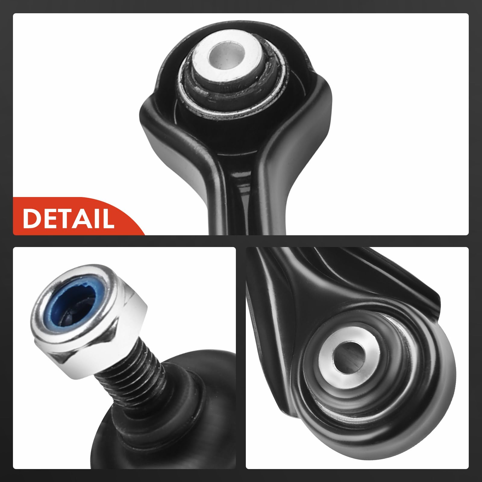 Frankberg Bras de Suspension 10-pièces Arrière Compatible avec Série 1 E81 E87 2004-2009, Série 1 Cabriolet E88 2007-2009, Série 3 E90, Break E91, Coupé E92 2005-2009