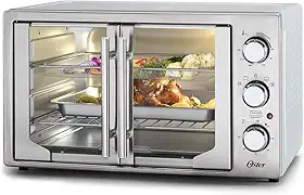 Forno e Fritadeira Sem Óleo Oster 42L French Door 2 em 1-127V