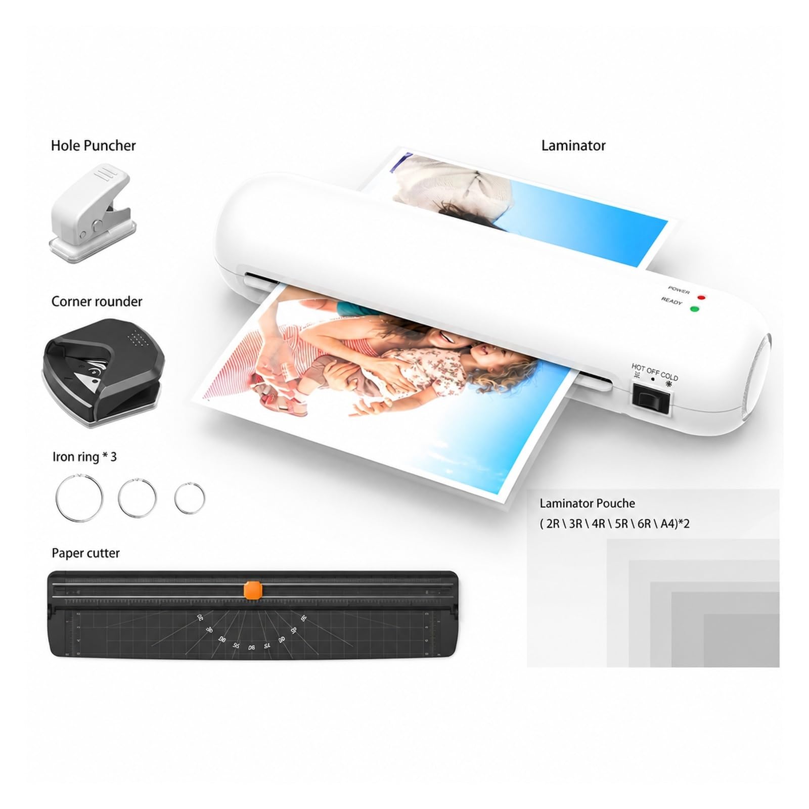 Laminator, Maszyna Do Laminowania Dokumentów Fotograficznych W Formacie A4 do domu i biura