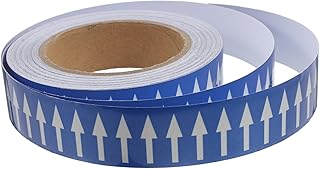 Veemoon Etiquetas De Tubería Pegatinas Cinta De Flecha Señal De Salida De Incendios Señales De Extintor Marcadores De Evidencia Cinta Para Tuberias De Gas Blue Poliestireno