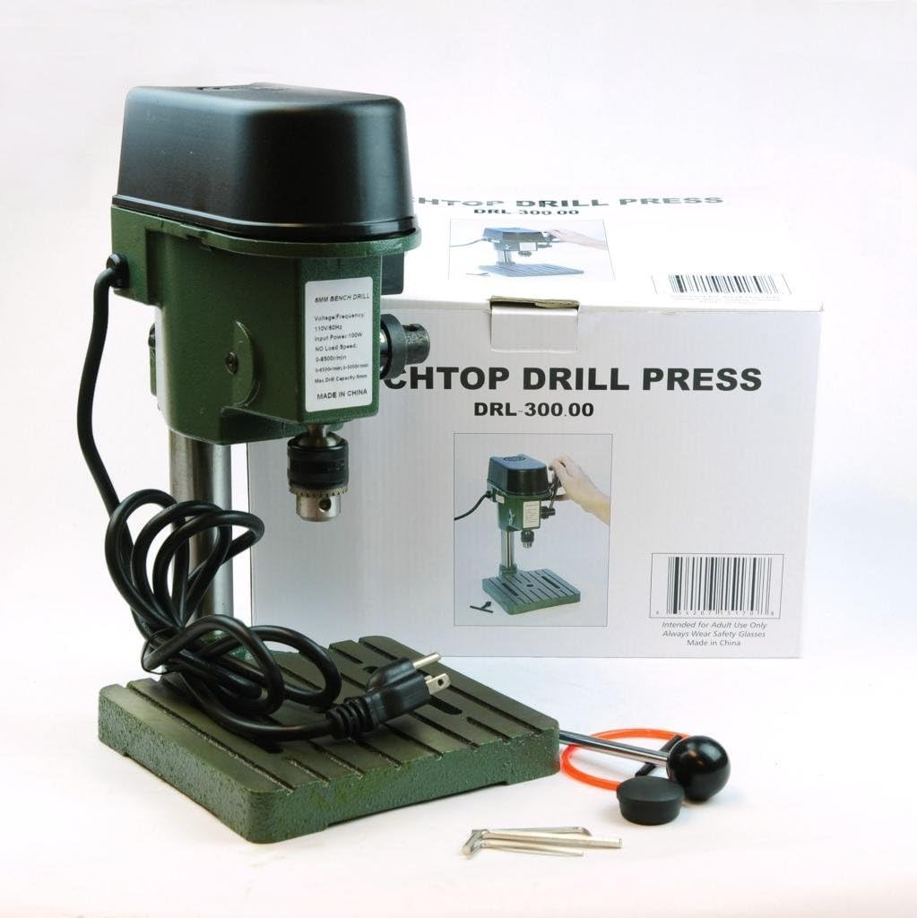 EUROTOOL Small Benchtop Drill Press, 3 Speed | DRL-300.00