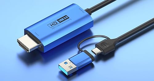 Miniatura 6 de Suckoo Reemplazo 2 en 1 HDMI a USB3.0 TYPEC Tarjeta de captura de audio y video MS2130 Grabadora en vivo HDMI2.0 Tarjeta de captura Conexión USB