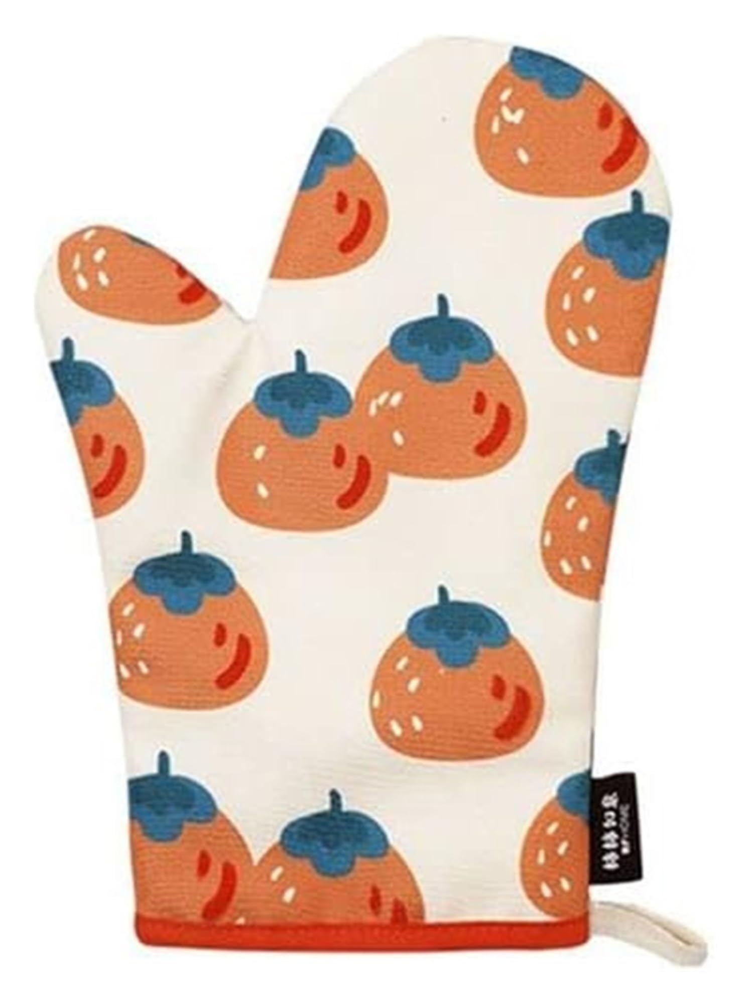 Guantes para horno Gadgets Manoplas de horno de algodón con patrón de frutas Guantes de parrilla Manoplas de cocina for el hogar Camping Cocina Cumpleaños Estera aislada Cocina