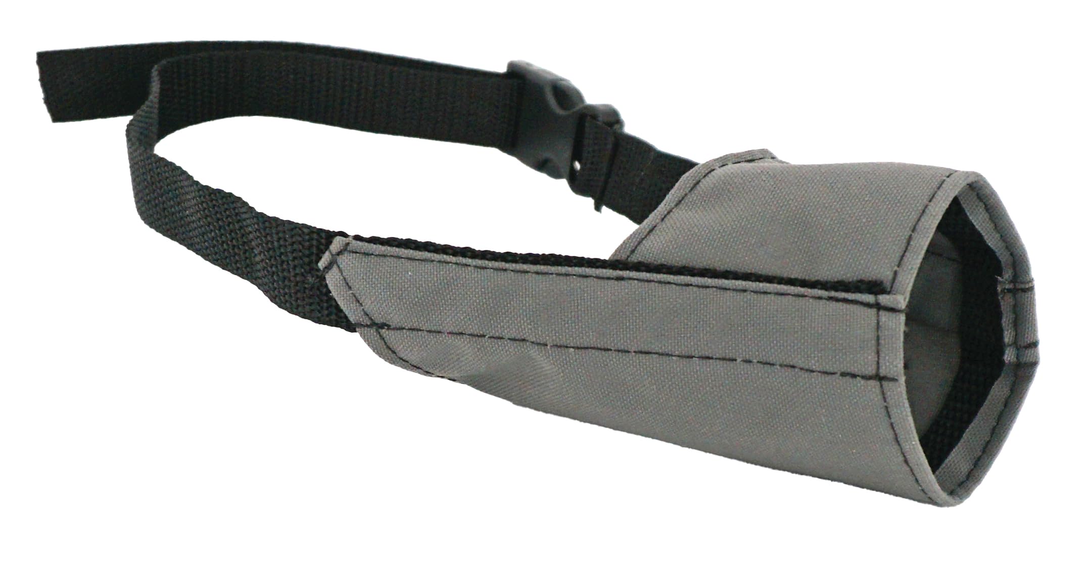 Soft Dog Muzzle | Adjustable, Breathable Nylon for Preventing Biting | Comfortable & Secure Fit for Large Dogs – Perfect for Everyday Walks, Vets & Grooming | Black