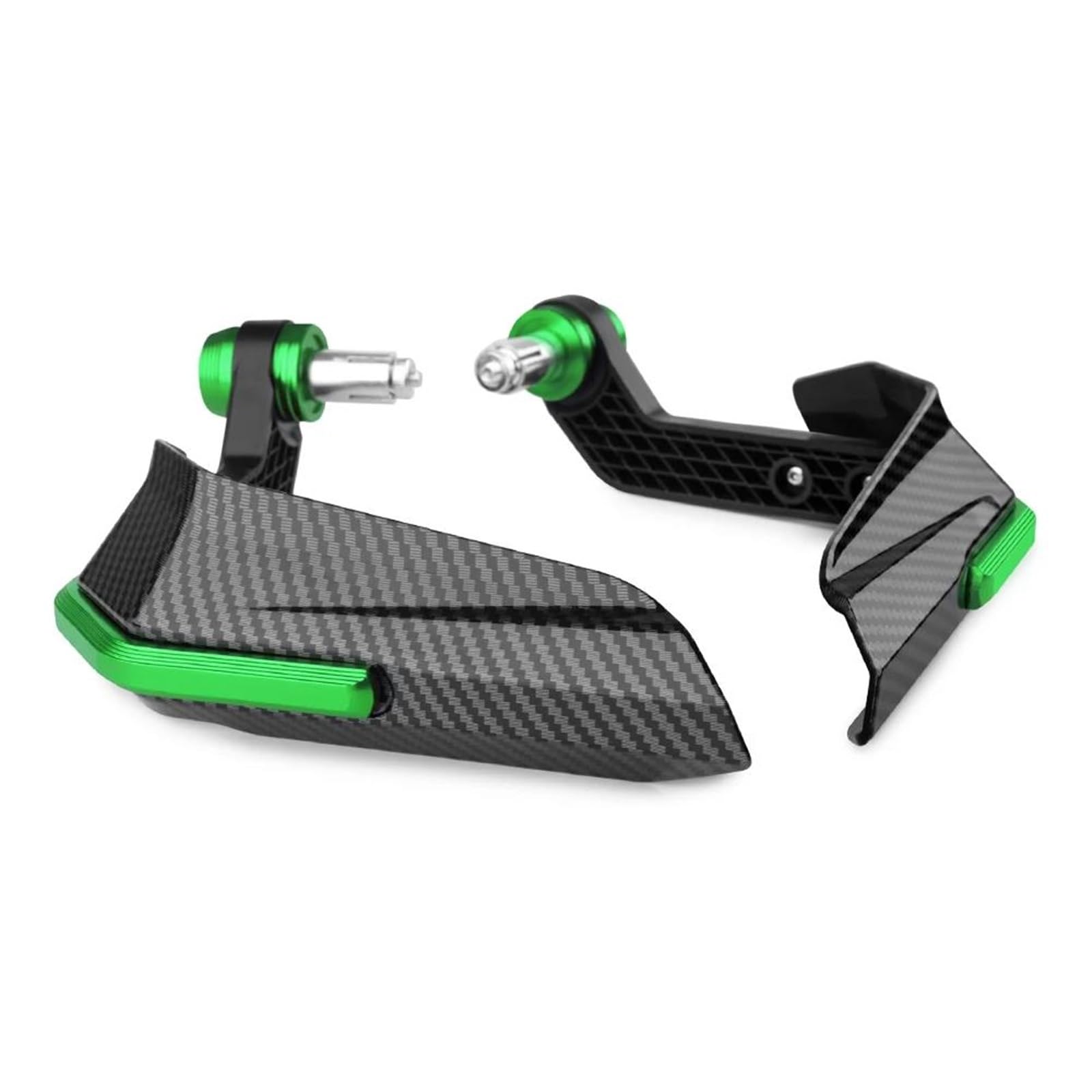 REOKIP for Z1000 Z900 Z650 Z650RS Z400 ZX6R Z800 Z750 Handlebar Brake Clutch Lever Hand Guard Protect Handguard Windshield (Green)