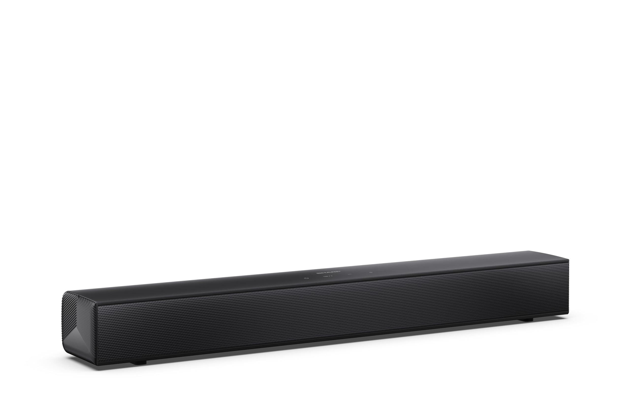 SHARP HT-SB121 2.0-kanałowy soundbar – ROKU Ready, maksymalna moc wyjściowa 120 W, Bluetooth 5.3, HDMI ARC/CEC, odtwarzanie USB, montaż na ścianie, kompatybilny ze wszystkimi telewizorami – czarny