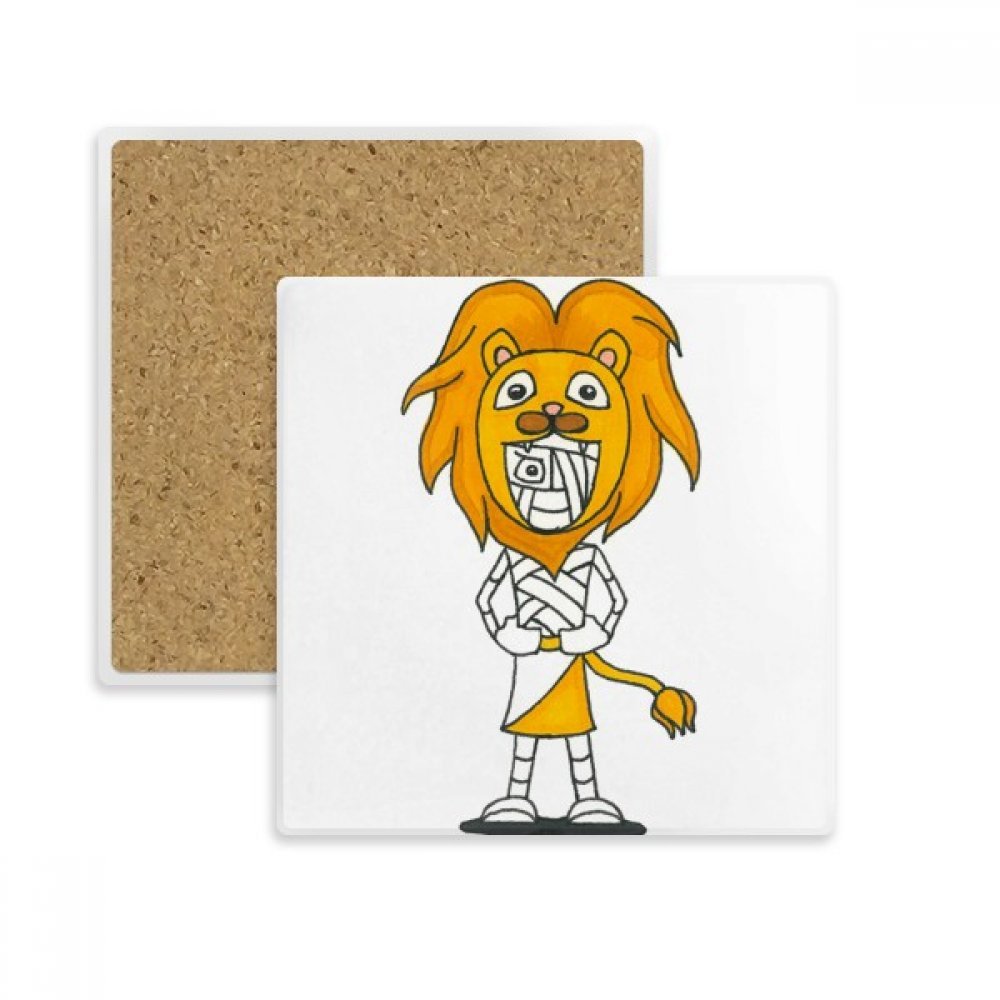 Coaster Tasse Porte en pierre pour le cadeau de boissons style Égypte
