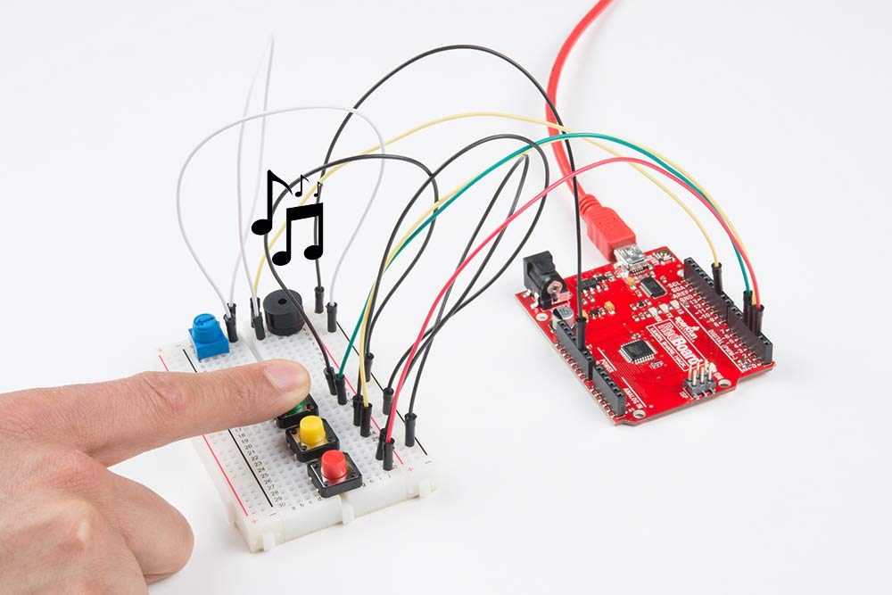🔥 Flash Sale SparkFun Tinker Kit-Compatible with Arduino Beginner Kit Age 10 plus Start Learning Programming & Electronics Use: Education Classroom MakerSpace Library Home Learning Build a Robot No Soldering