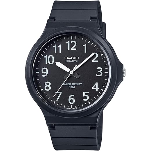 Relógio Masculino Casio Analógico MW2401BVDF - Preto
