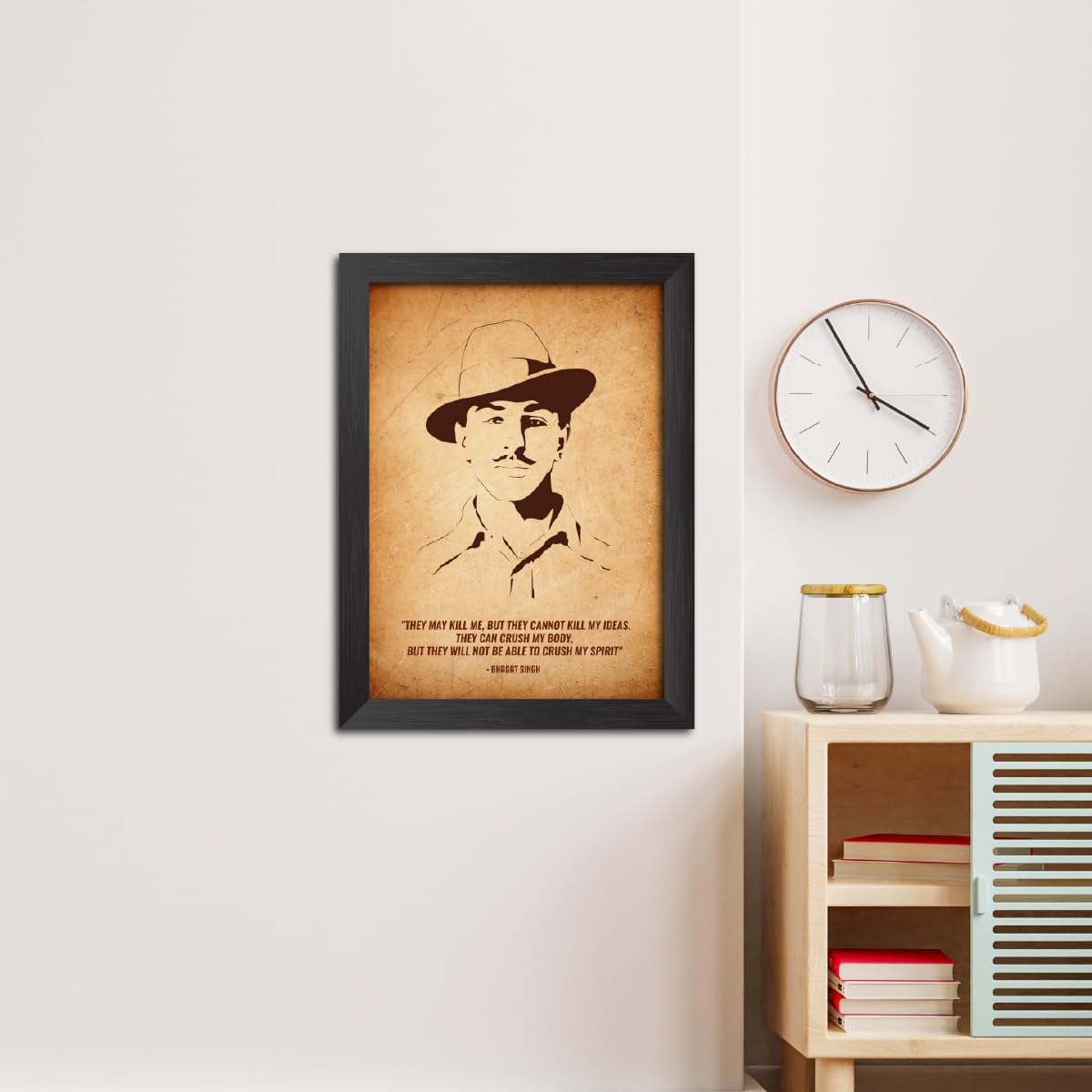 Bhagat Singh Poster - Inspirational Wall Art -5 Bhagat Singh Poster - Inspirational Wall Art -5