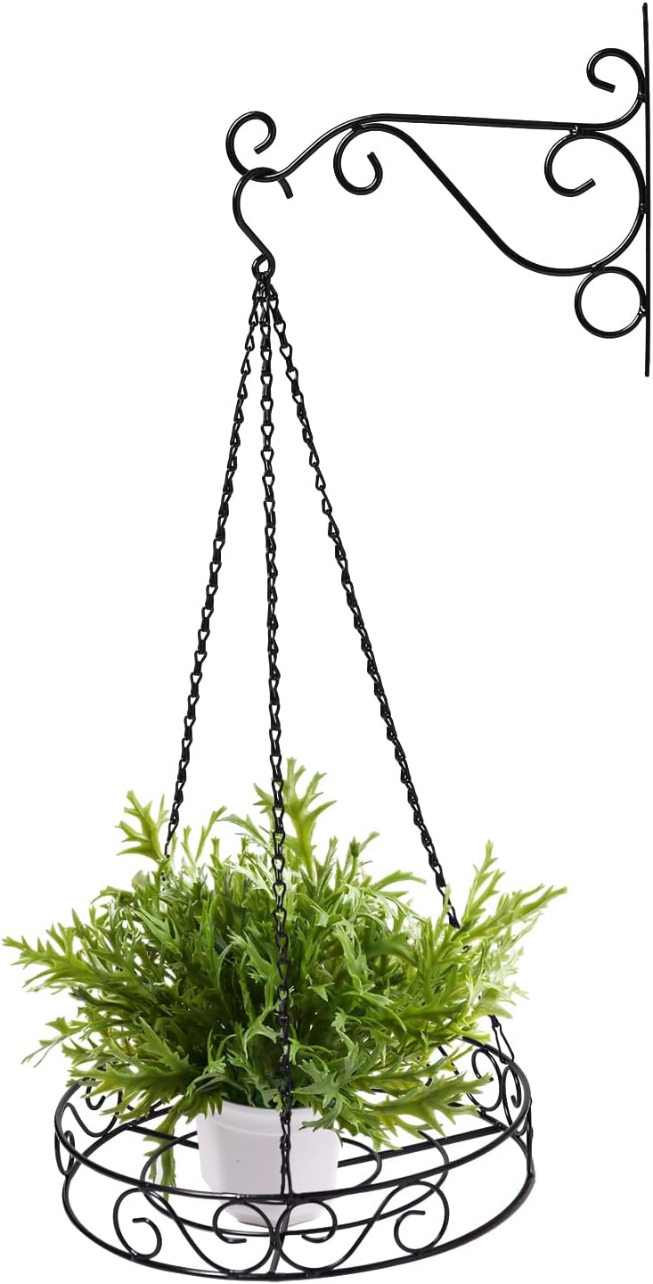 Plant Hanger Indoor, metal Hanging Plant Shelf for Window Wall, Planter Flower Pots