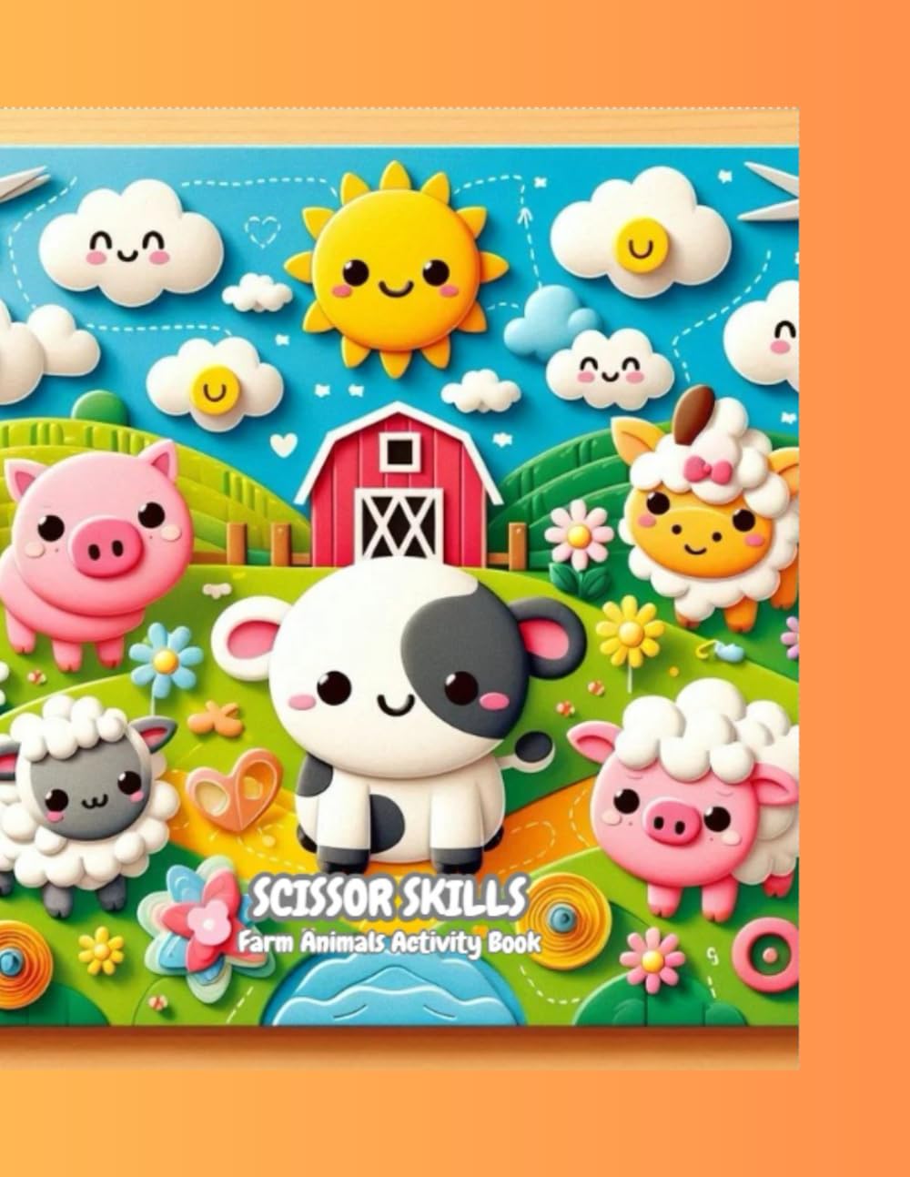 SCISSORS SKILLS: Farm Animals Activity Book
